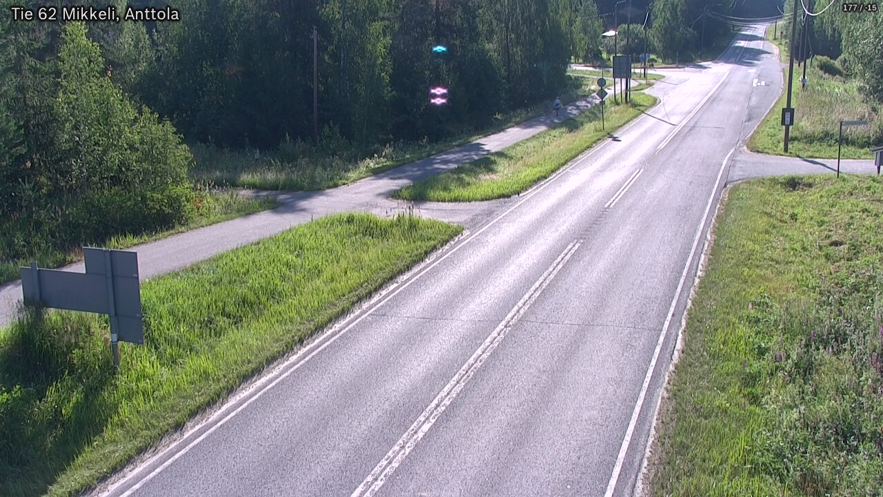 Weather Camera Image Väg 62 S:t Michel, Anttola, Mikkeli, Etelä-Savo