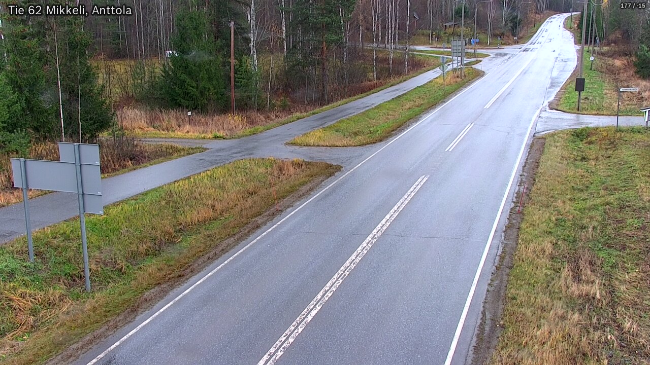 Weather Camera Image Väg 62 S:t Michel, Anttola, Mikkeli, Etelä-Savo