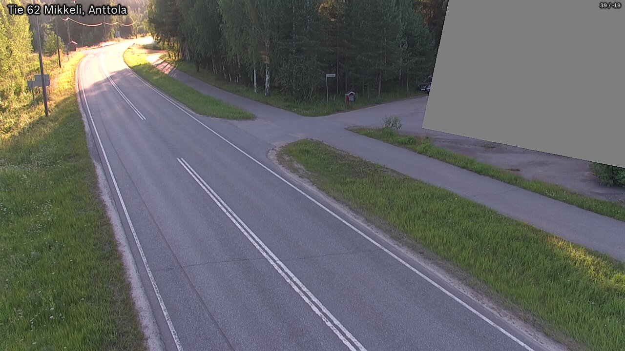Weather Camera Image Road 62 Mikkeli, Anttola, Mikkeli, Etelä-Savo