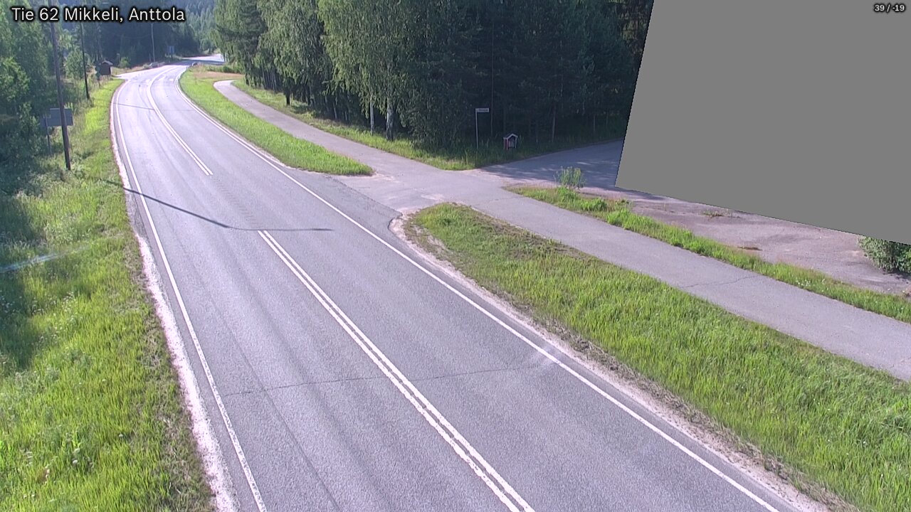 Weather Camera Image Väg 62 S:t Michel, Anttola, Mikkeli, Etelä-Savo