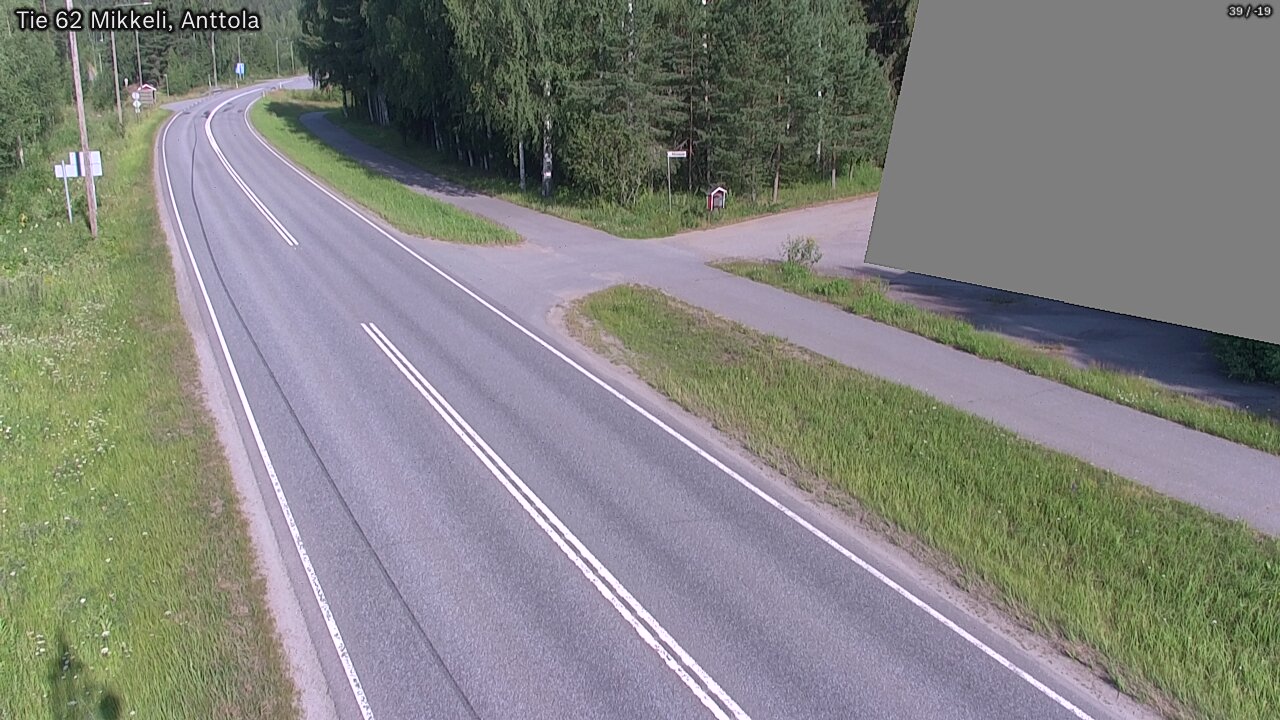 Weather Camera Image Road 62 Mikkeli, Anttola, Mikkeli, Etelä-Savo