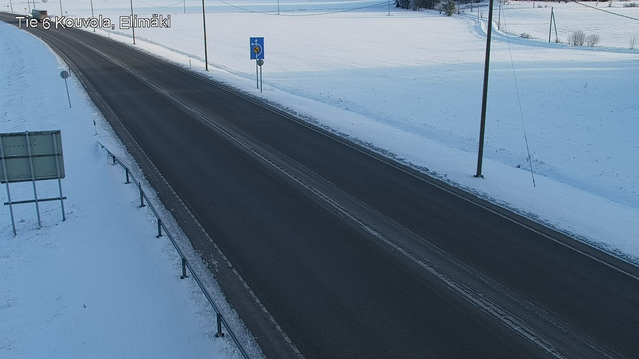Weather Camera Image Väg 6 Kouvola, Elimäki, Kouvola, Kymenlaakso