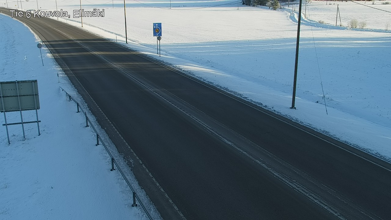 Weather Camera Image Väg 6 Kouvola, Elimäki, Kouvola, Kymenlaakso
