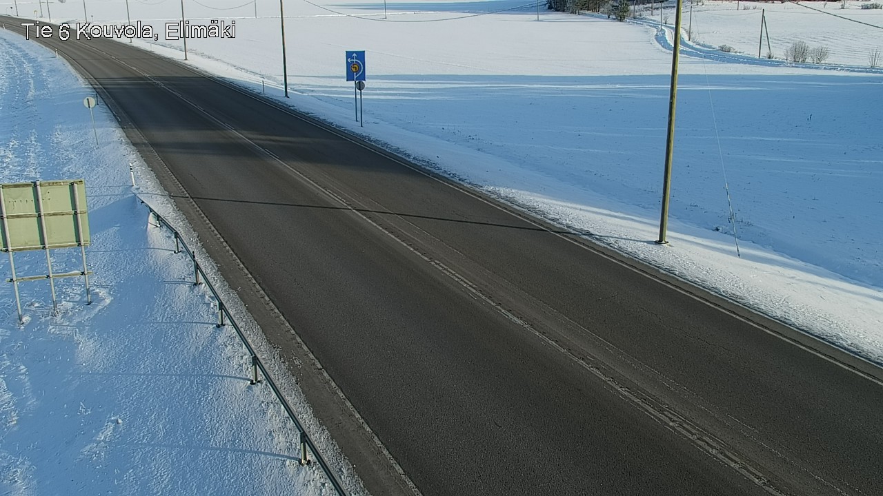 Weather Camera Image Väg 6 Kouvola, Elimäki, Kouvola, Kymenlaakso