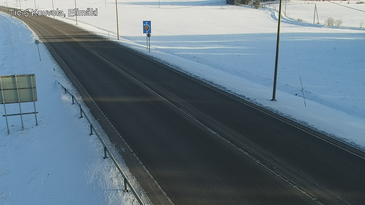 Weather Camera Image Väg 6 Kouvola, Elimäki, Kouvola, Kymenlaakso