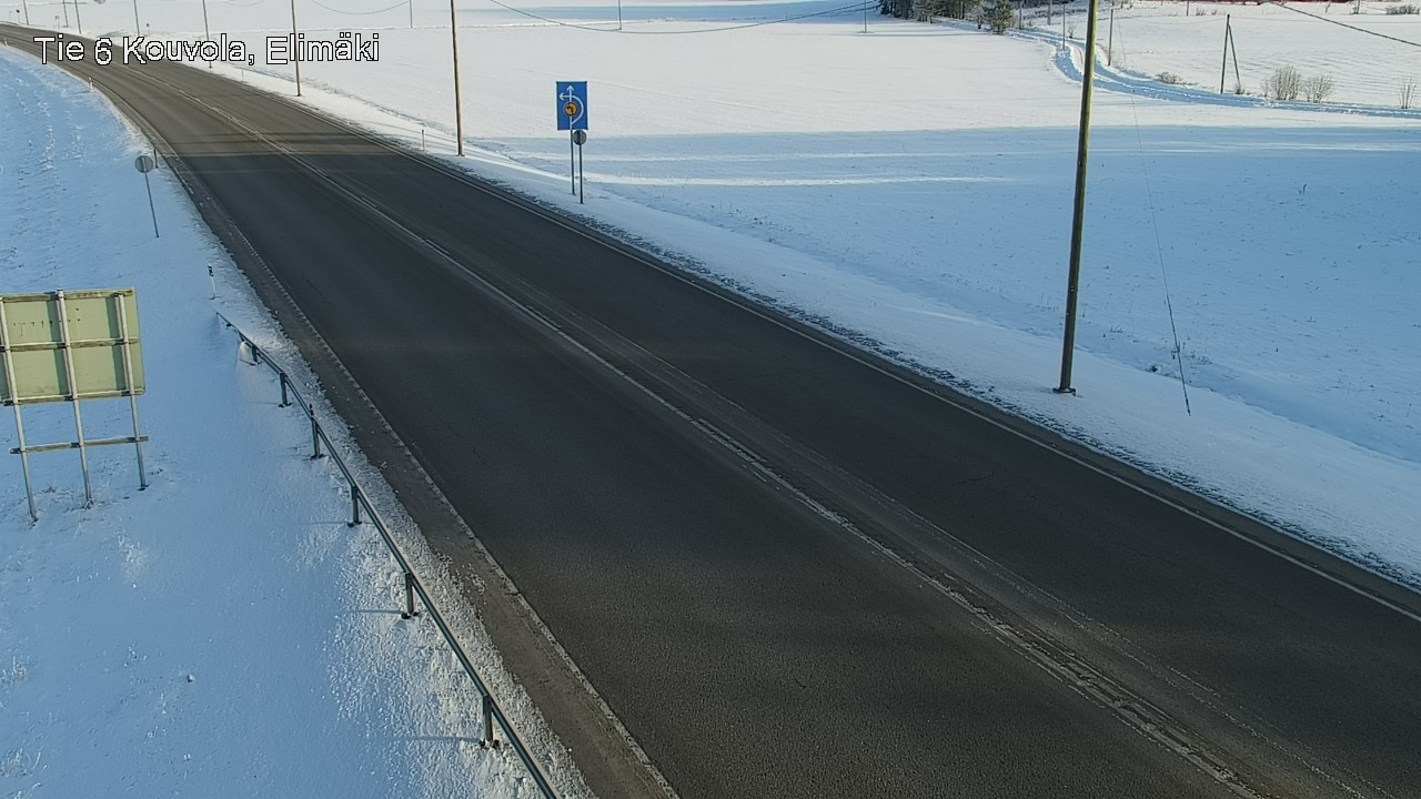 Weather Camera Image Väg 6 Kouvola, Elimäki, Kouvola, Kymenlaakso
