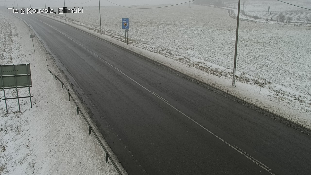 Weather Camera Image Väg 6 Kouvola, Elimäki, Kouvola, Kymenlaakso