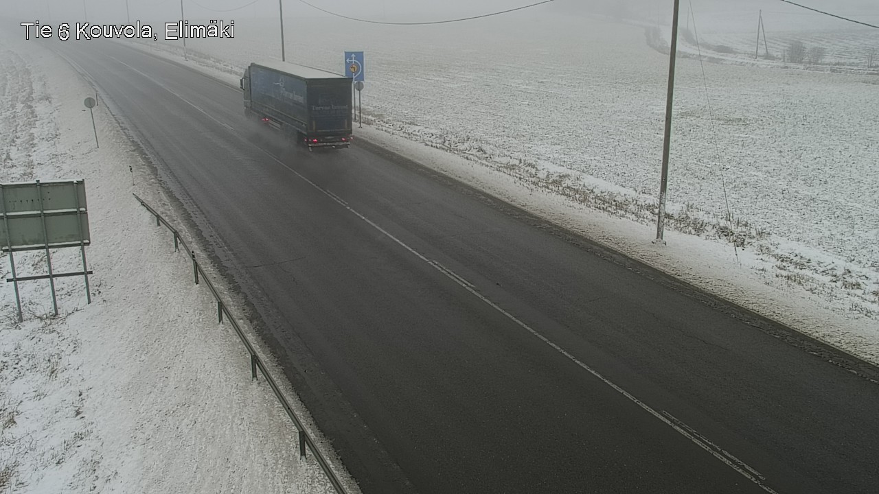 Weather Camera Image Väg 6 Kouvola, Elimäki, Kouvola, Kymenlaakso