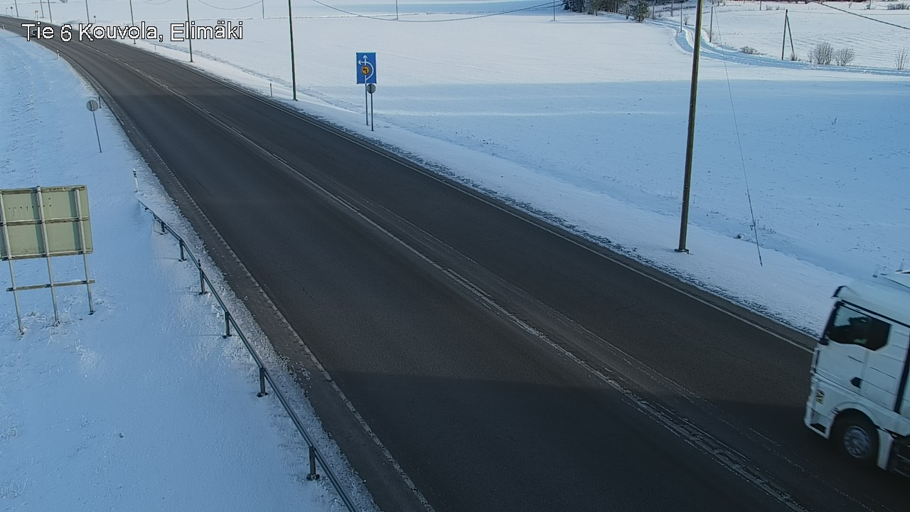 Weather Camera Image Väg 6 Kouvola, Elimäki, Kouvola, Kymenlaakso