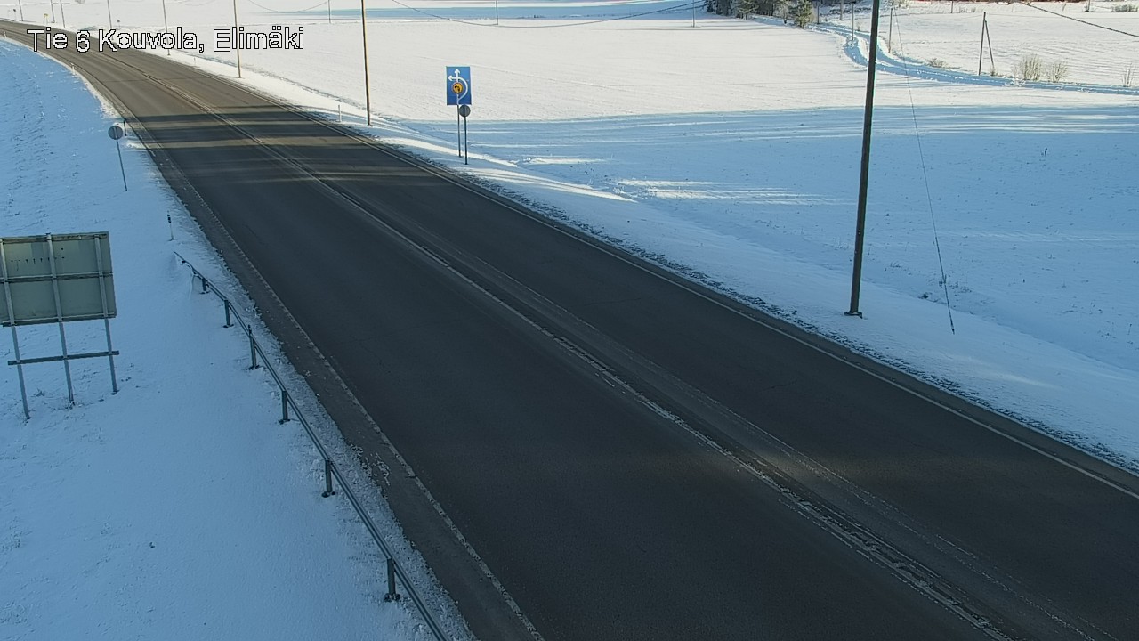 Weather Camera Image Väg 6 Kouvola, Elimäki, Kouvola, Kymenlaakso