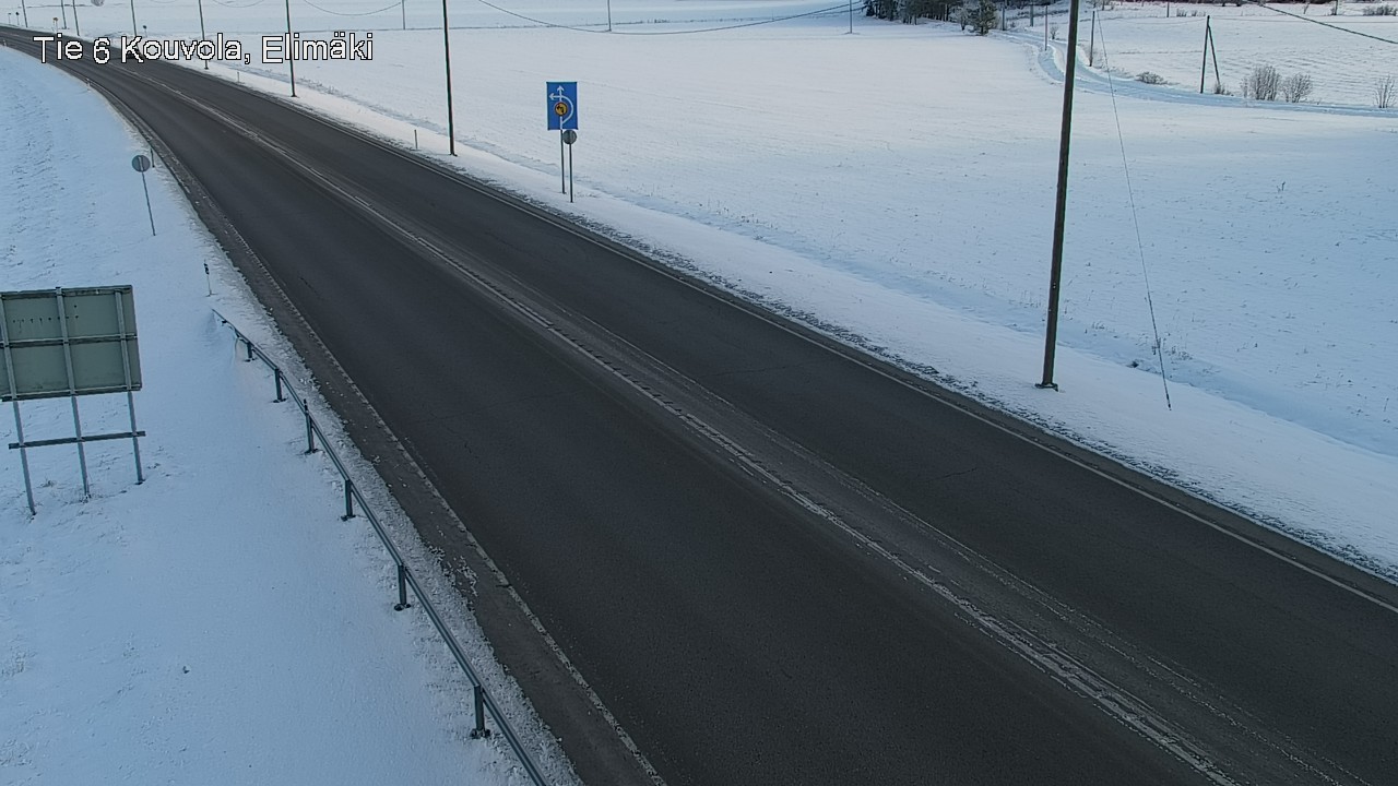 Weather Camera Image Väg 6 Kouvola, Elimäki, Kouvola, Kymenlaakso