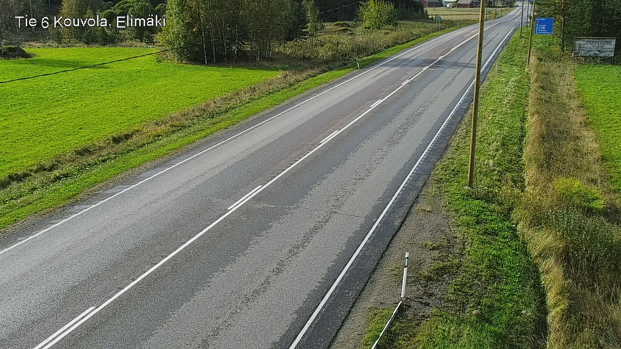 Weather Camera Image Väg 6 Kouvola, Elimäki, Kouvola, Kymenlaakso