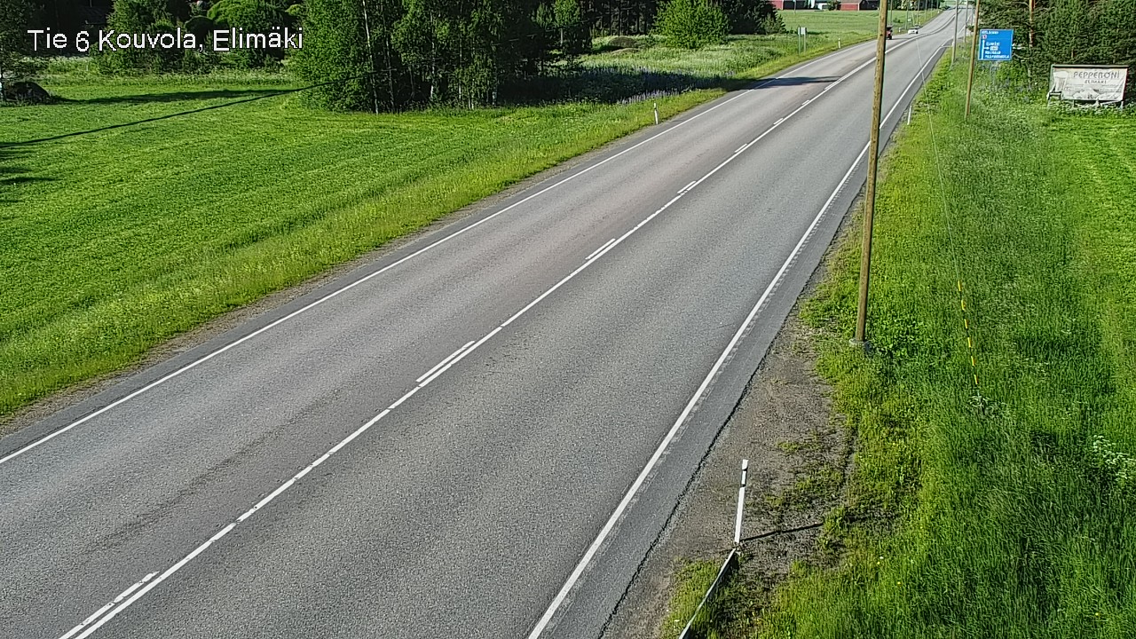 Weather Camera Image Road 6 Kouvola, Elimäki, Kouvola, Kymenlaakso