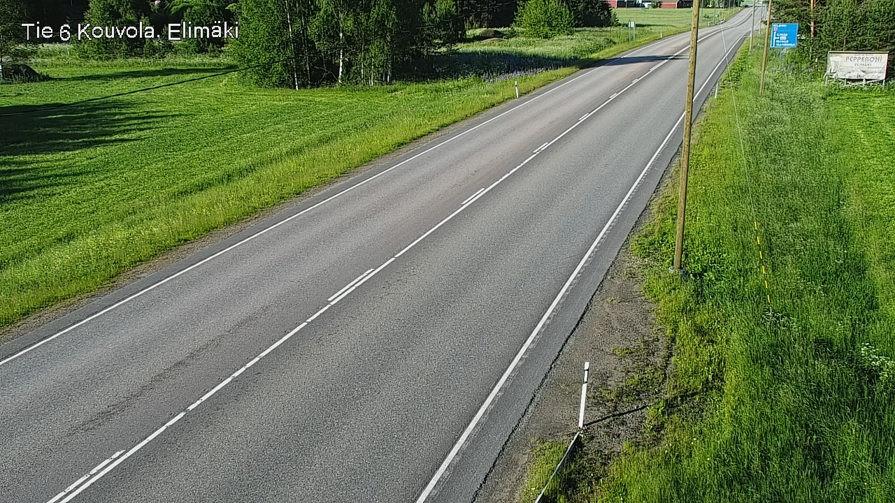 Weather Camera Image Road 6 Kouvola, Elimäki, Kouvola, Kymenlaakso