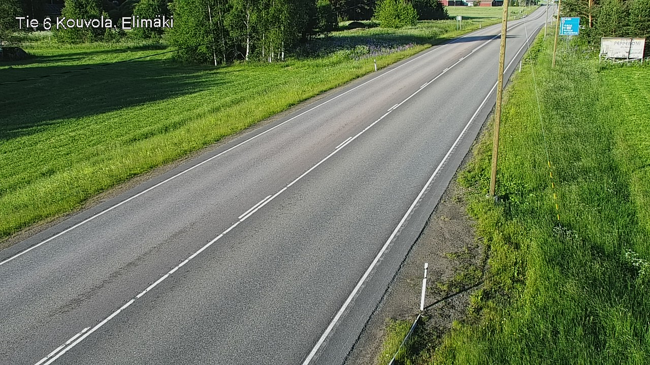 Weather Camera Image Road 6 Kouvola, Elimäki, Kouvola, Kymenlaakso
