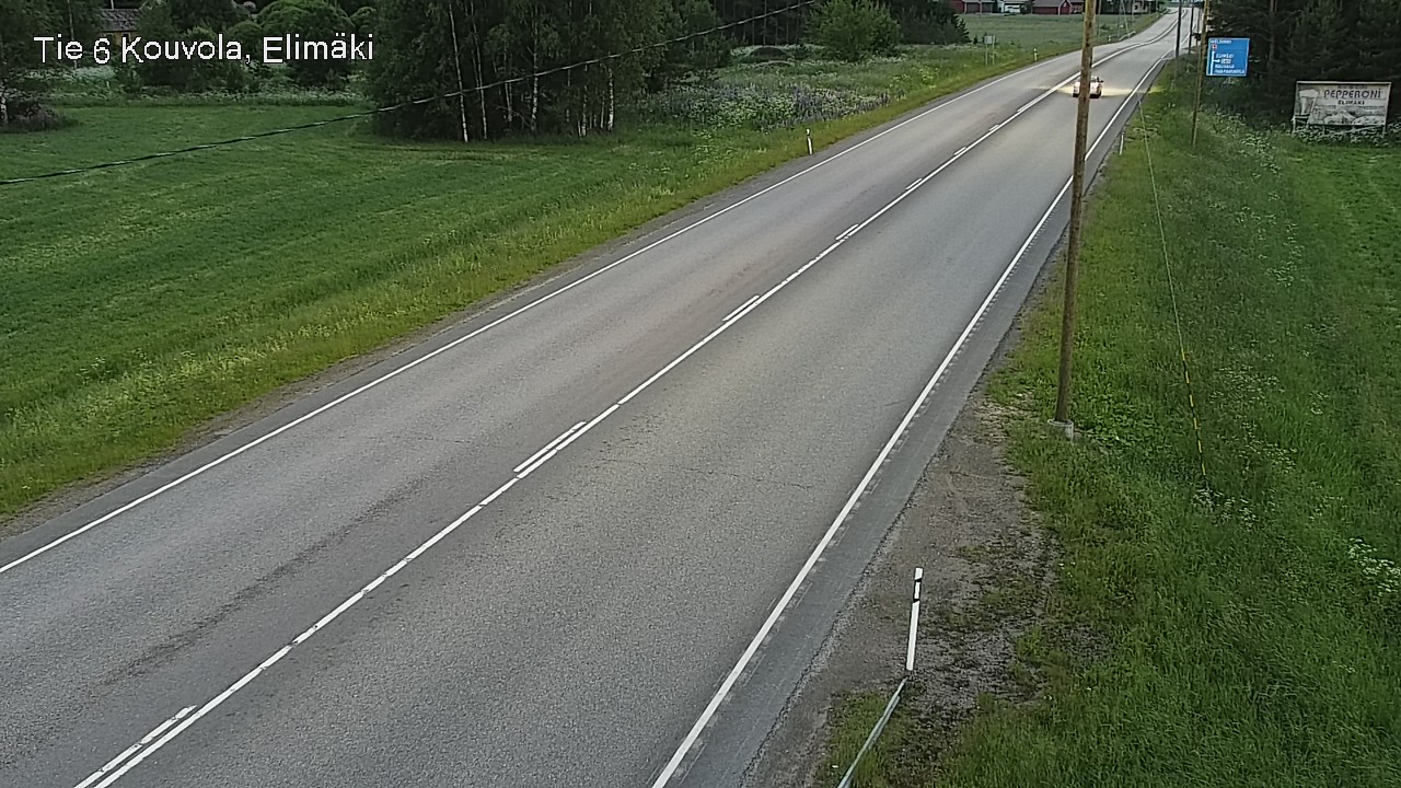 Weather Camera Image Road 6 Kouvola, Elimäki, Kouvola, Kymenlaakso