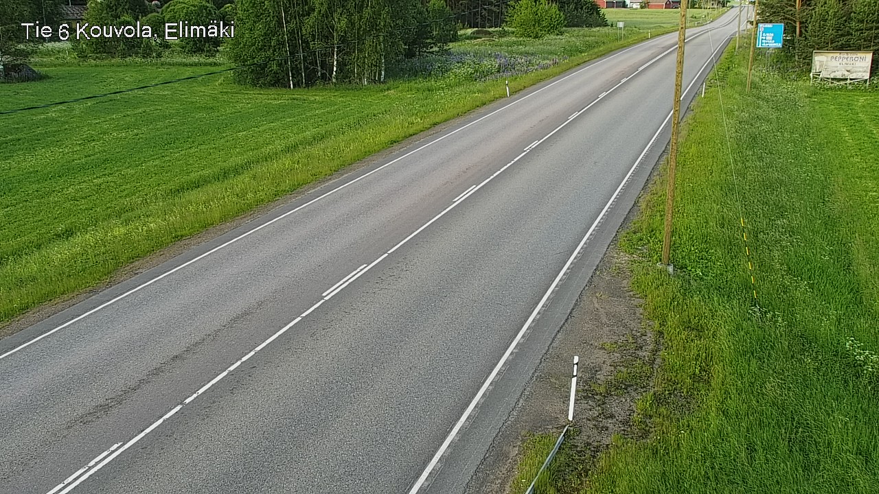 Weather Camera Image Road 6 Kouvola, Elimäki, Kouvola, Kymenlaakso