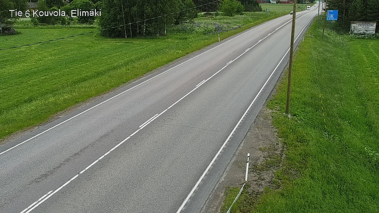 Weather Camera Image Road 6 Kouvola, Elimäki, Kouvola, Kymenlaakso
