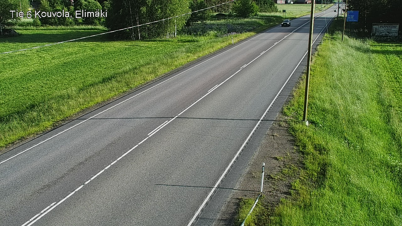 Weather Camera Image Road 6 Kouvola, Elimäki, Kouvola, Kymenlaakso