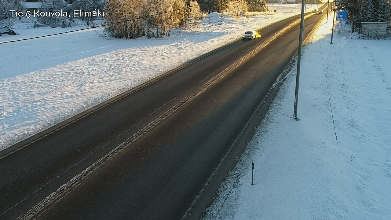 Weather Camera Image Väg 6 Kouvola, Elimäki, Kouvola, Kymenlaakso