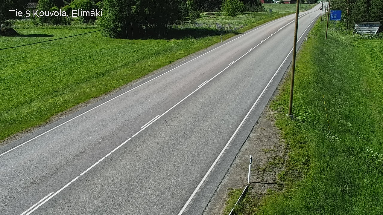 Weather Camera Image Road 6 Kouvola, Elimäki, Kouvola, Kymenlaakso