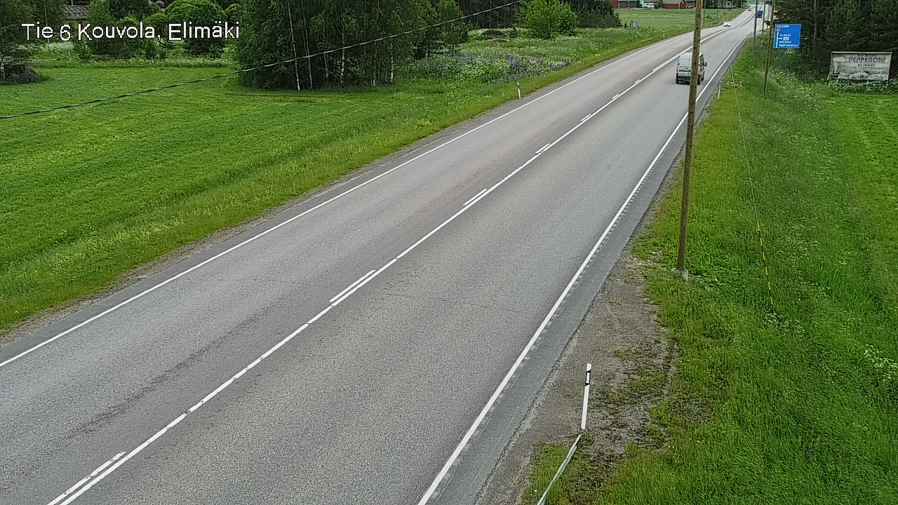 Weather Camera Image Road 6 Kouvola, Elimäki, Kouvola, Kymenlaakso