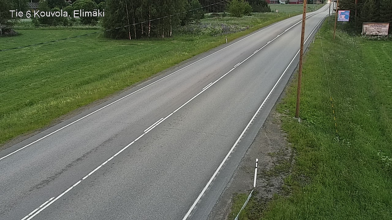 Weather Camera Image Road 6 Kouvola, Elimäki, Kouvola, Kymenlaakso