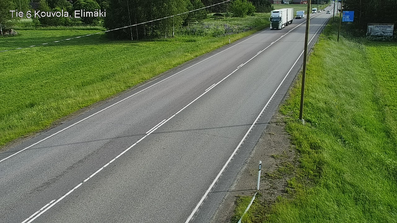 Weather Camera Image Road 6 Kouvola, Elimäki, Kouvola, Kymenlaakso