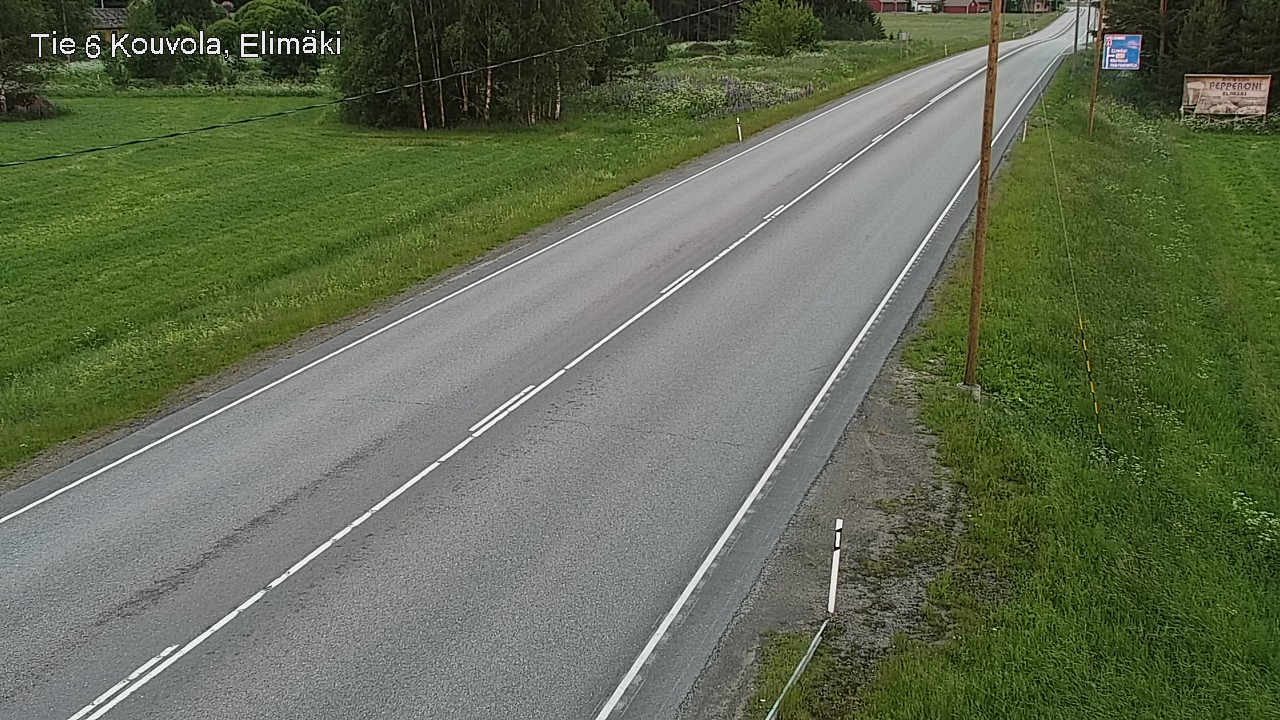 Weather Camera Image Road 6 Kouvola, Elimäki, Kouvola, Kymenlaakso