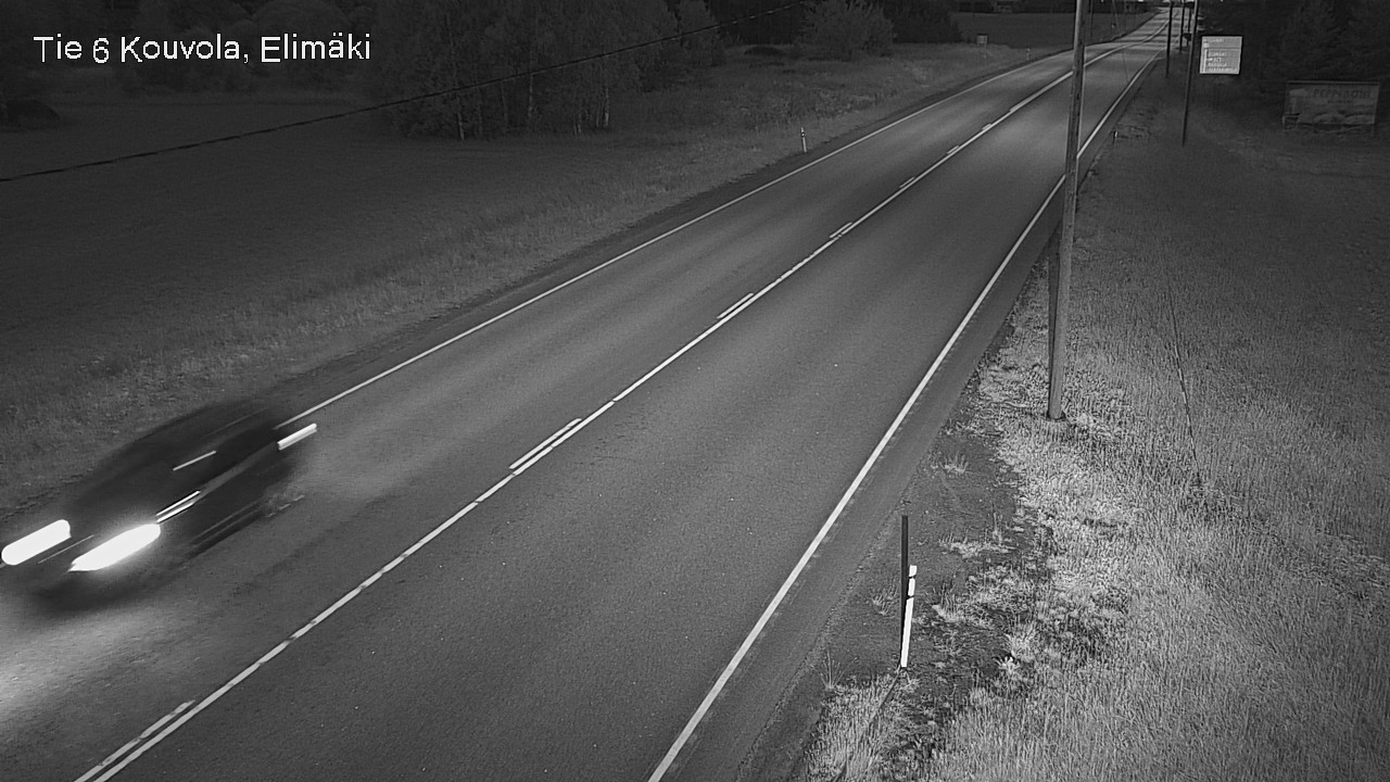 Weather Camera Image Road 6 Kouvola, Elimäki, Kouvola, Kymenlaakso