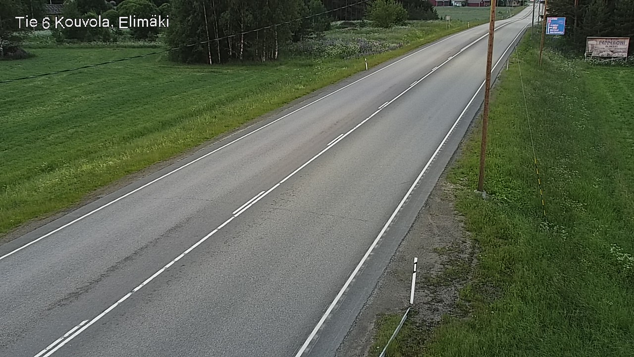 Weather Camera Image Road 6 Kouvola, Elimäki, Kouvola, Kymenlaakso