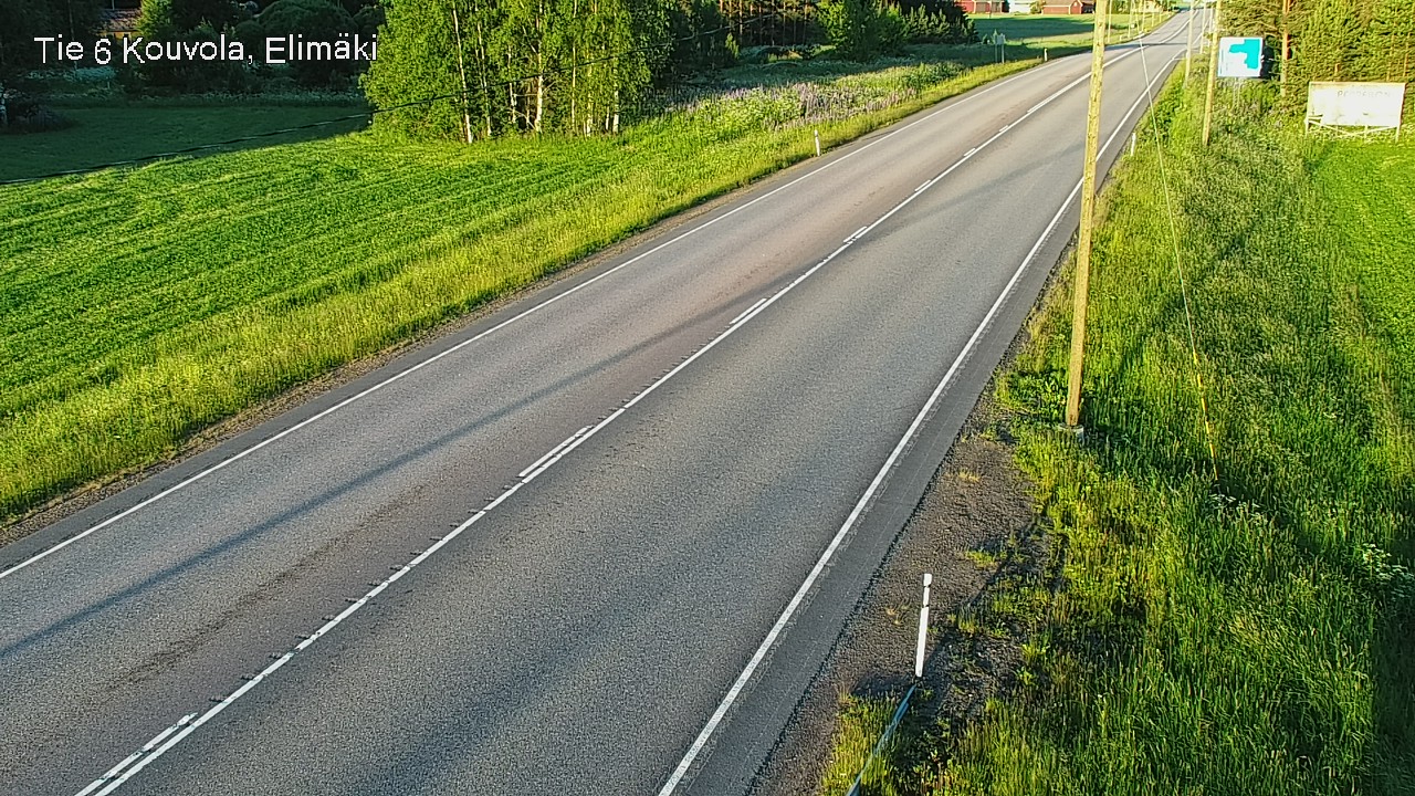 Weather Camera Image Road 6 Kouvola, Elimäki, Kouvola, Kymenlaakso