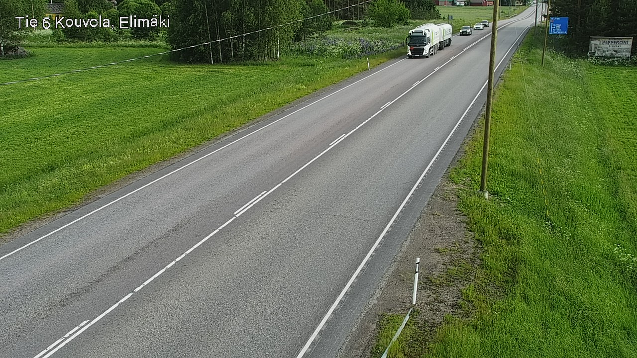 Weather Camera Image Road 6 Kouvola, Elimäki, Kouvola, Kymenlaakso