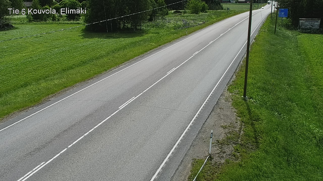 Weather Camera Image Road 6 Kouvola, Elimäki, Kouvola, Kymenlaakso