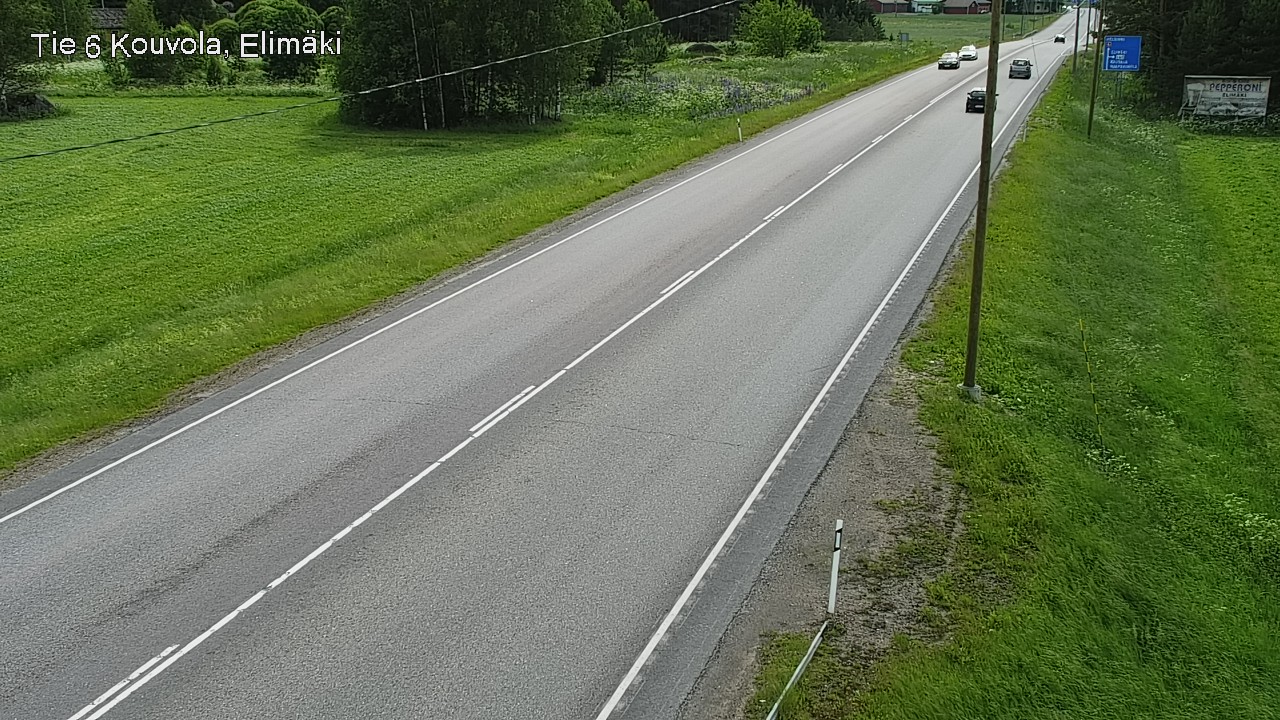 Weather Camera Image Road 6 Kouvola, Elimäki, Kouvola, Kymenlaakso