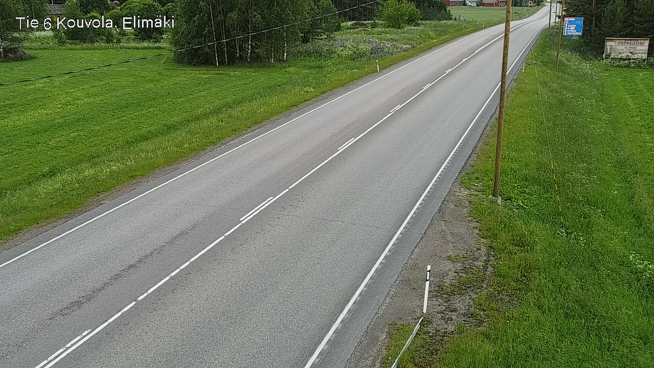 Weather Camera Image Road 6 Kouvola, Elimäki, Kouvola, Kymenlaakso