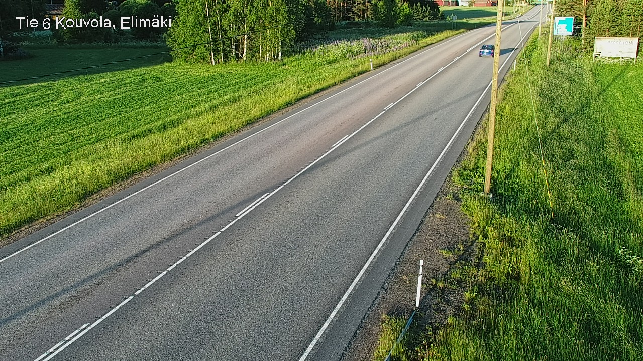 Weather Camera Image Road 6 Kouvola, Elimäki, Kouvola, Kymenlaakso