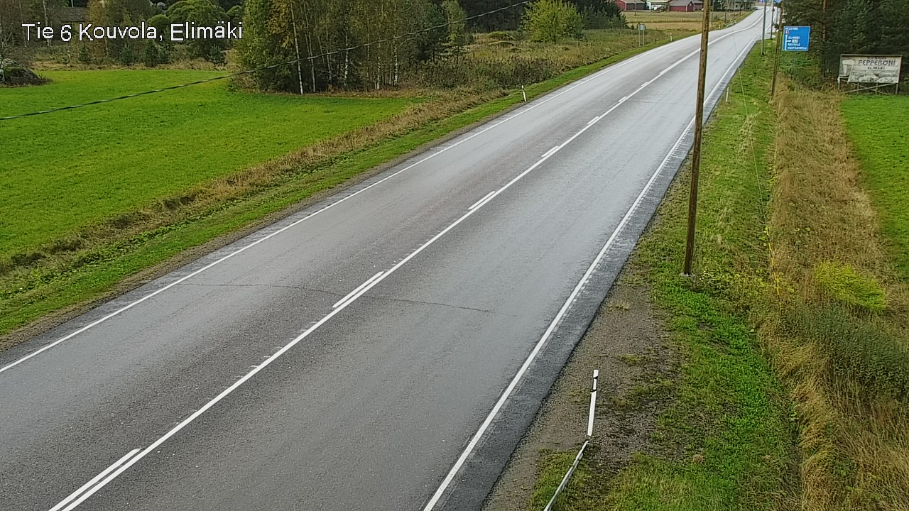Weather Camera Image Väg 6 Kouvola, Elimäki, Kouvola, Kymenlaakso