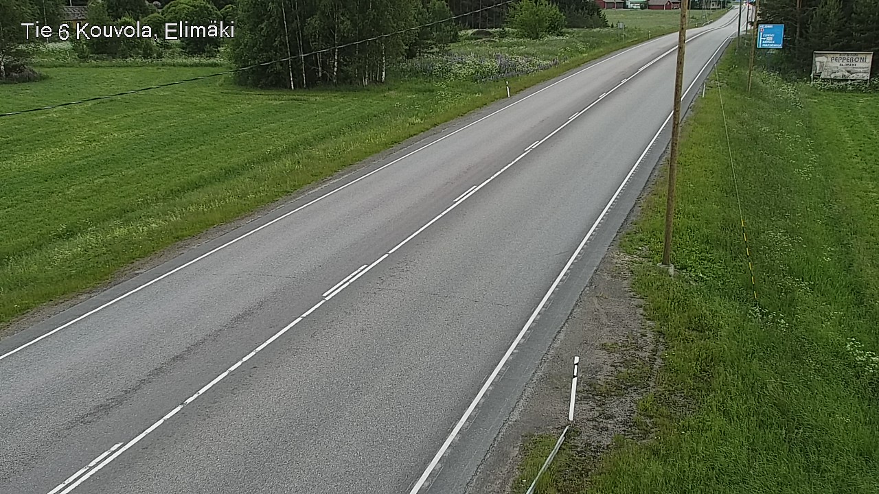 Weather Camera Image Road 6 Kouvola, Elimäki, Kouvola, Kymenlaakso