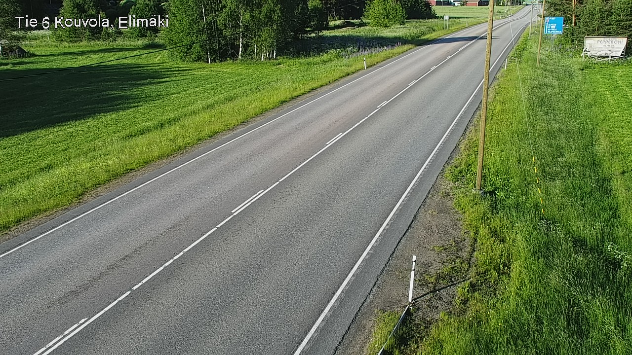 Weather Camera Image Road 6 Kouvola, Elimäki, Kouvola, Kymenlaakso