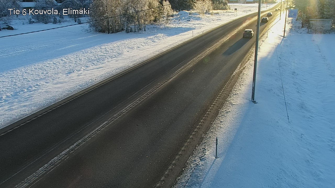 Weather Camera Image Väg 6 Kouvola, Elimäki, Kouvola, Kymenlaakso