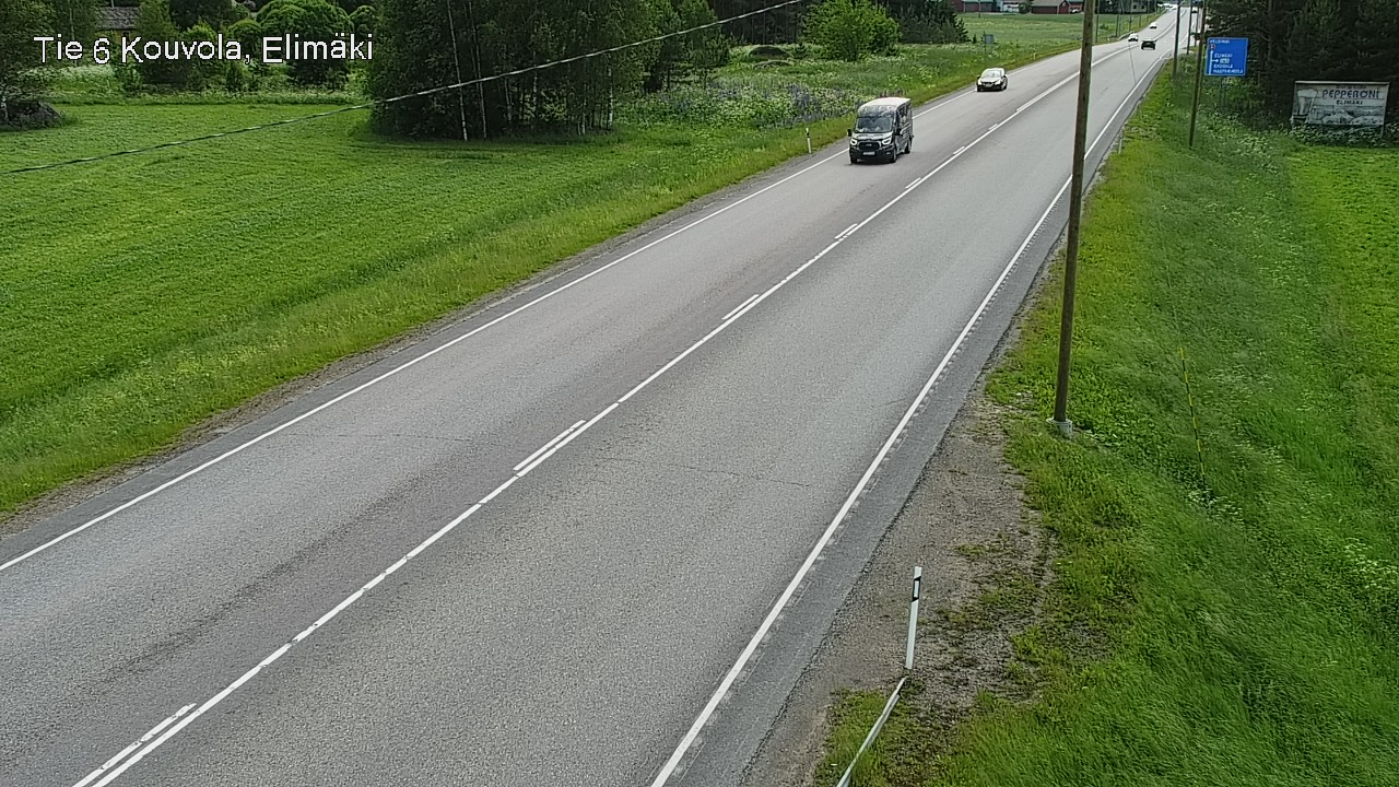 Weather Camera Image Road 6 Kouvola, Elimäki, Kouvola, Kymenlaakso