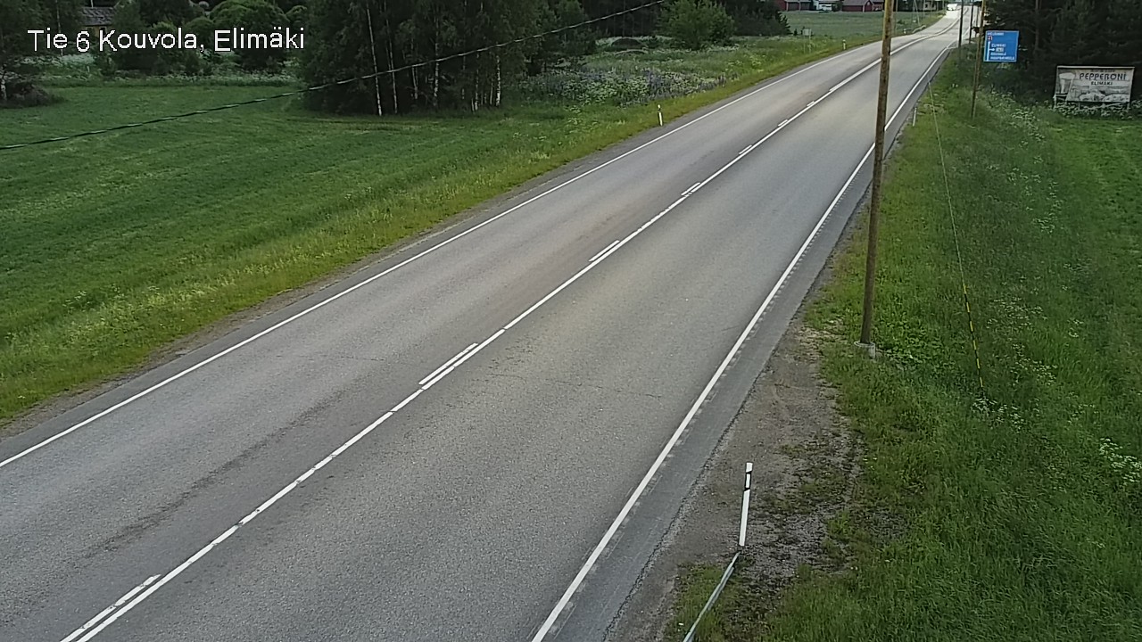 Weather Camera Image Road 6 Kouvola, Elimäki, Kouvola, Kymenlaakso