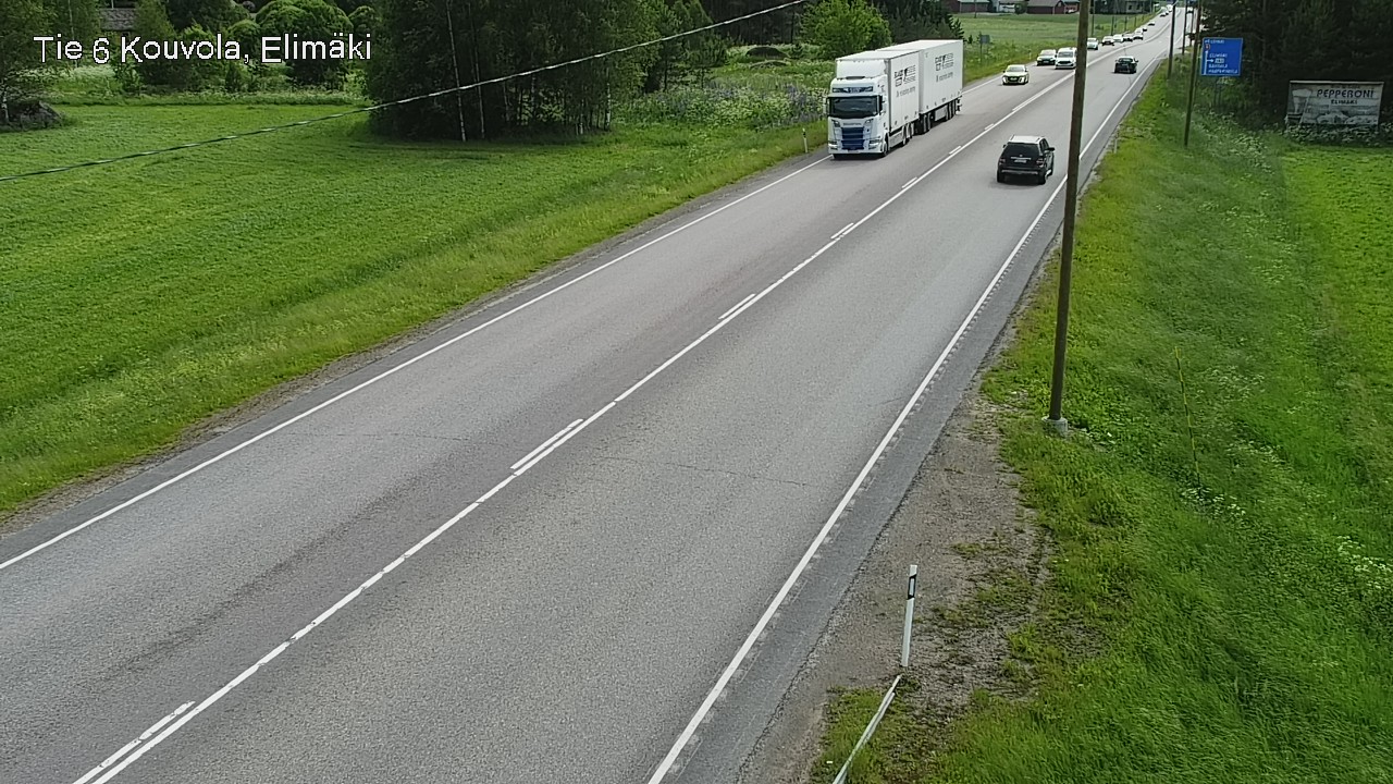 Weather Camera Image Road 6 Kouvola, Elimäki, Kouvola, Kymenlaakso
