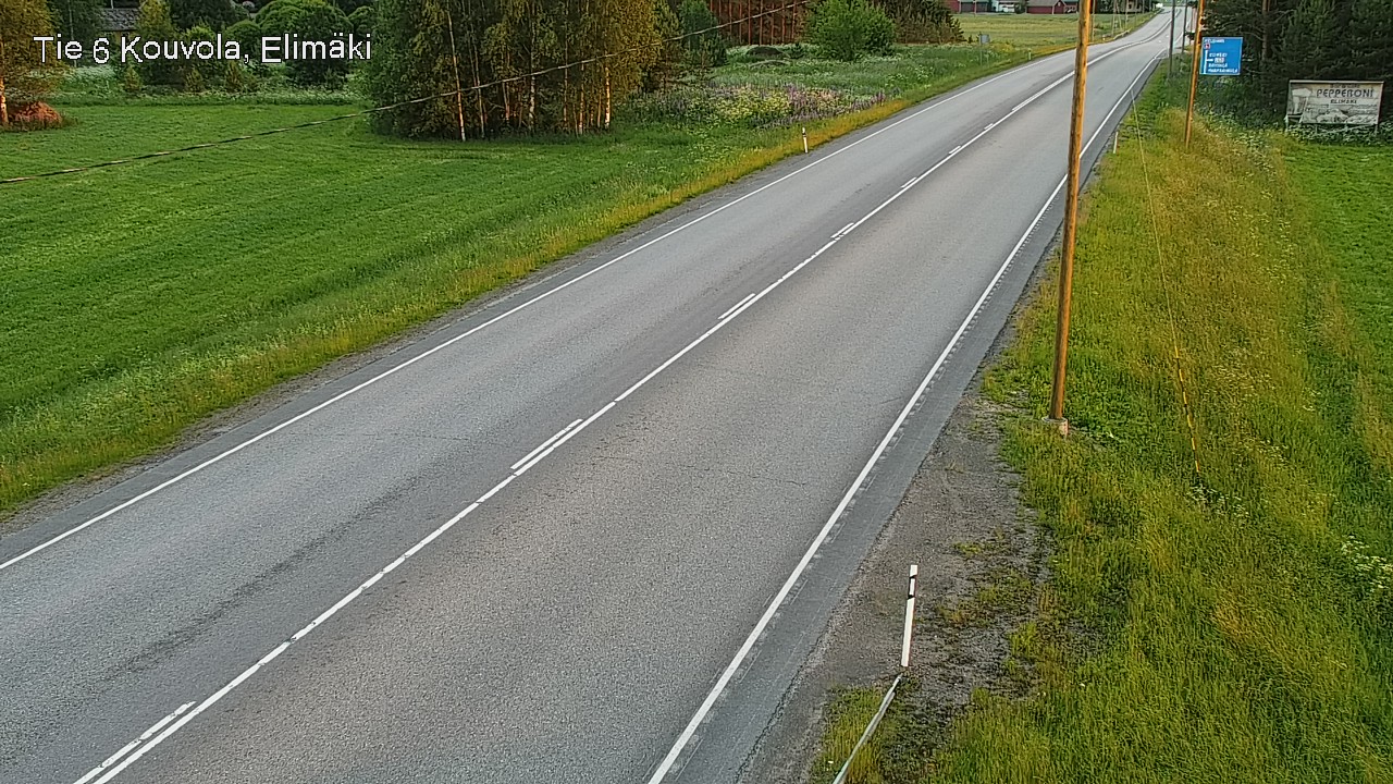 Weather Camera Image Road 6 Kouvola, Elimäki, Kouvola, Kymenlaakso