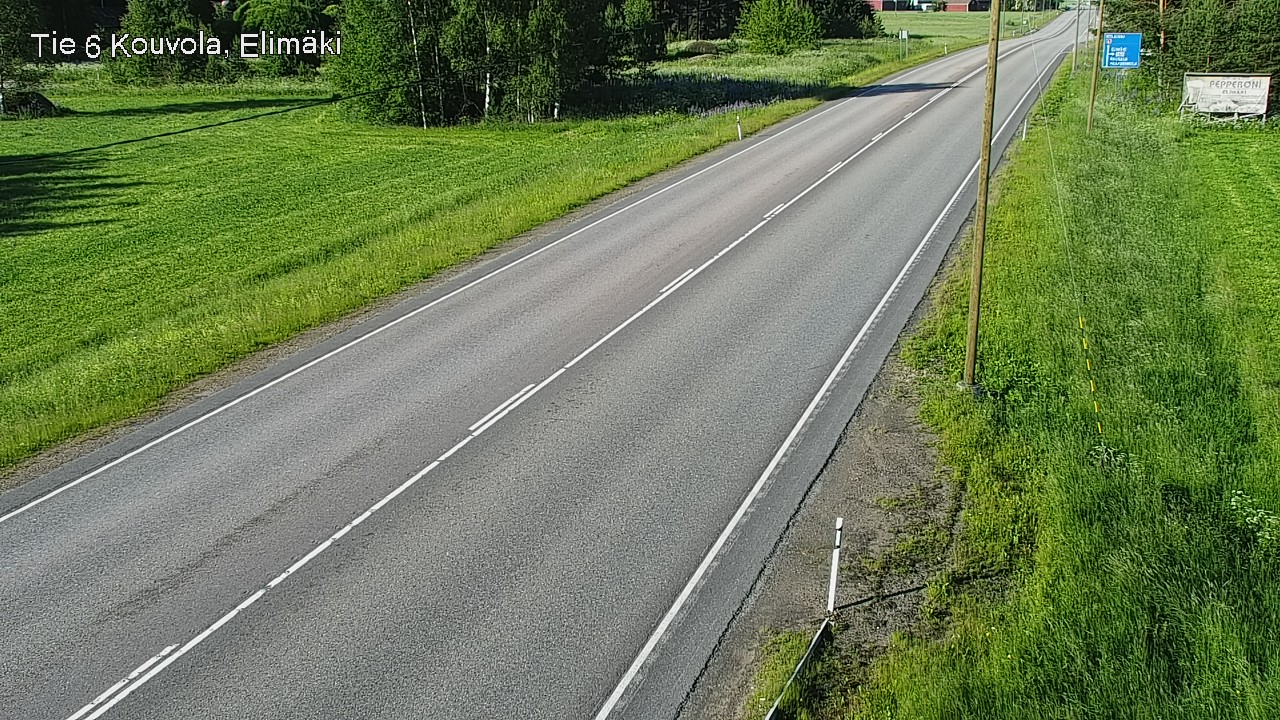 Weather Camera Image Road 6 Kouvola, Elimäki, Kouvola, Kymenlaakso