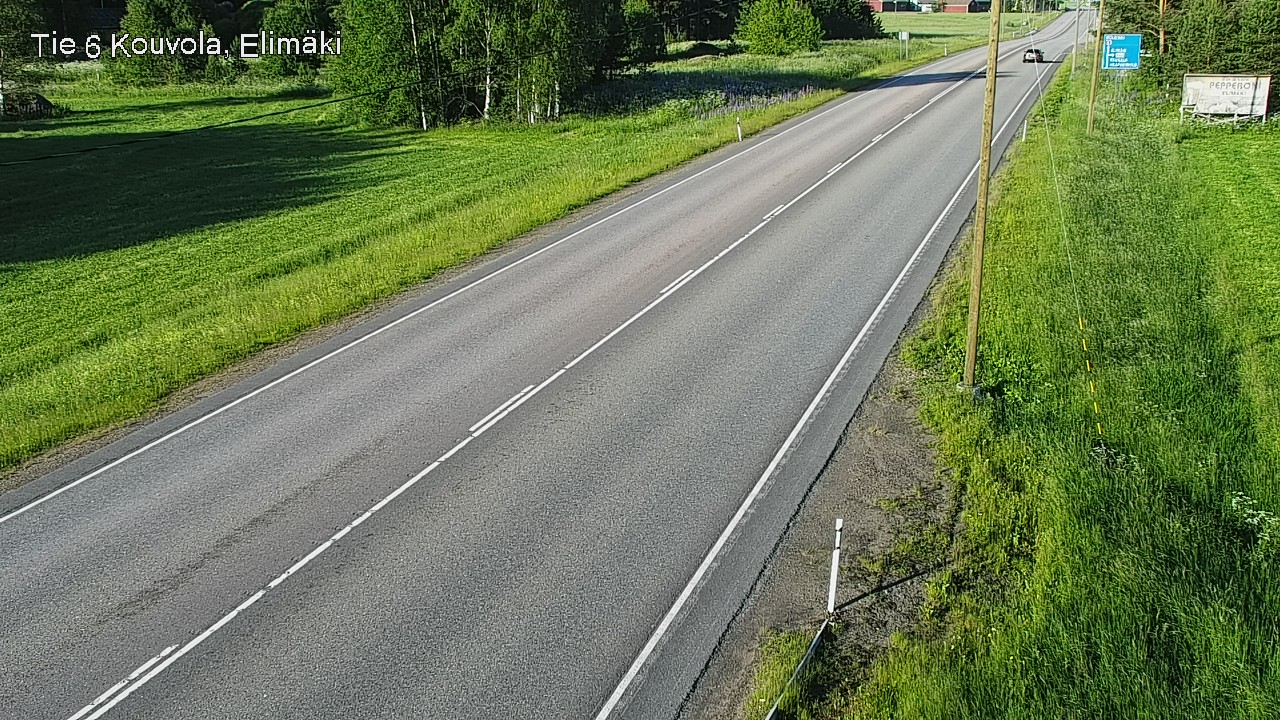Weather Camera Image Road 6 Kouvola, Elimäki, Kouvola, Kymenlaakso