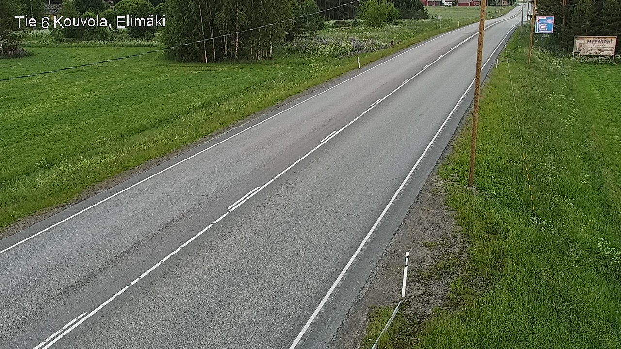 Weather Camera Image Road 6 Kouvola, Elimäki, Kouvola, Kymenlaakso