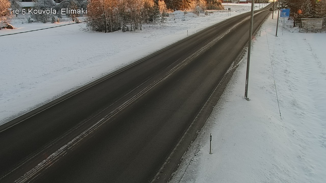 Weather Camera Image Väg 6 Kouvola, Elimäki, Kouvola, Kymenlaakso