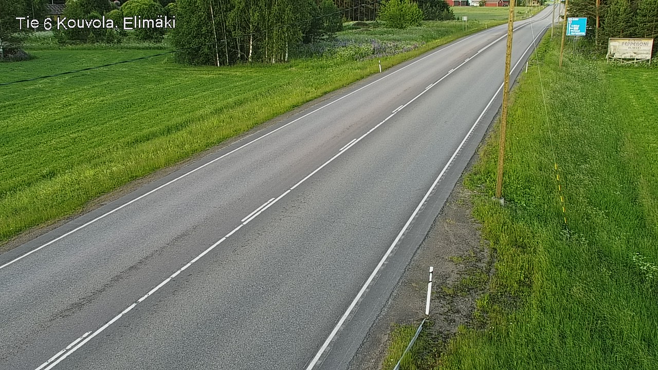 Weather Camera Image Road 6 Kouvola, Elimäki, Kouvola, Kymenlaakso